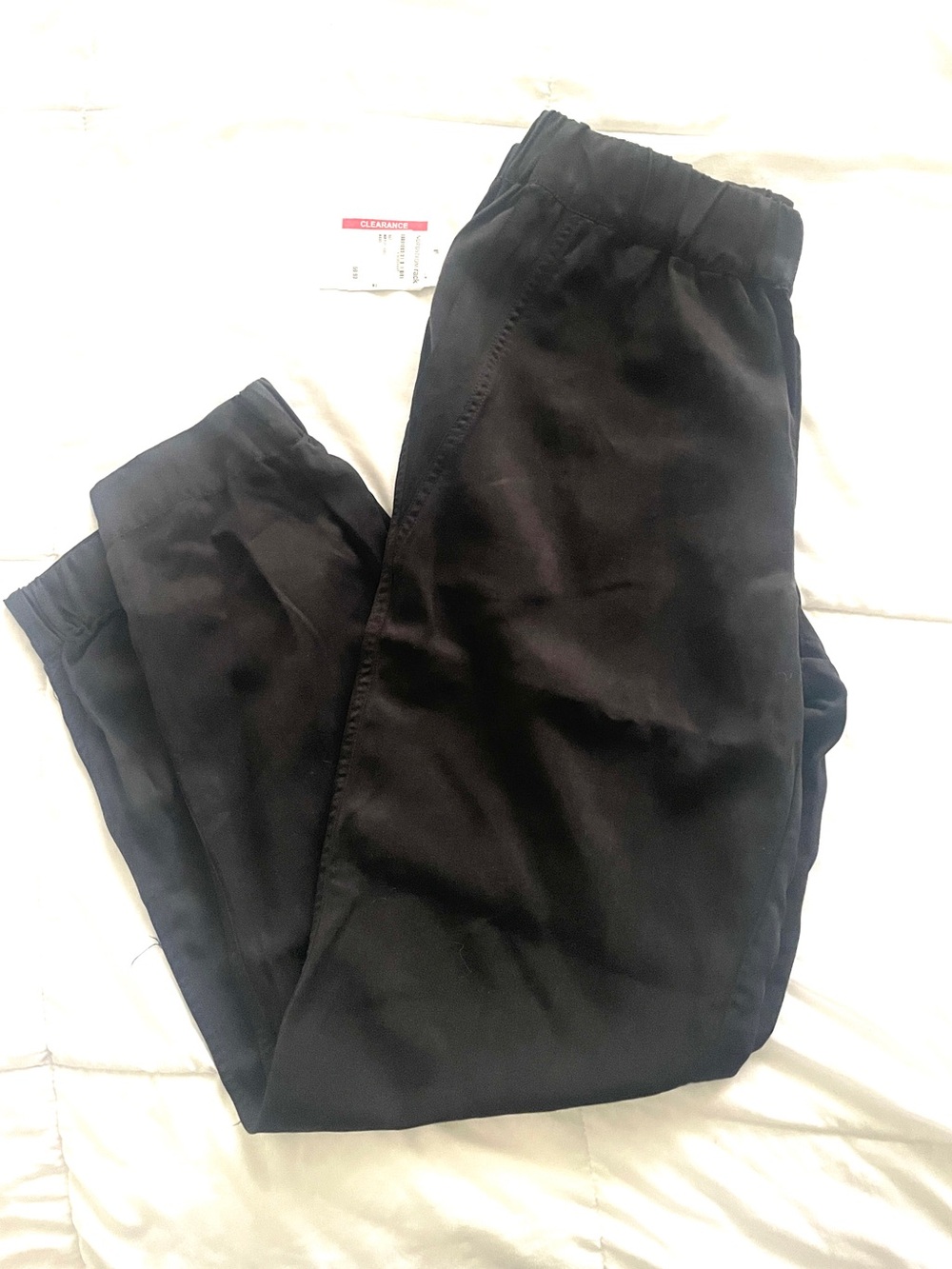 NWT Young Fabulous & Broke Black Tencel Joggers size Small